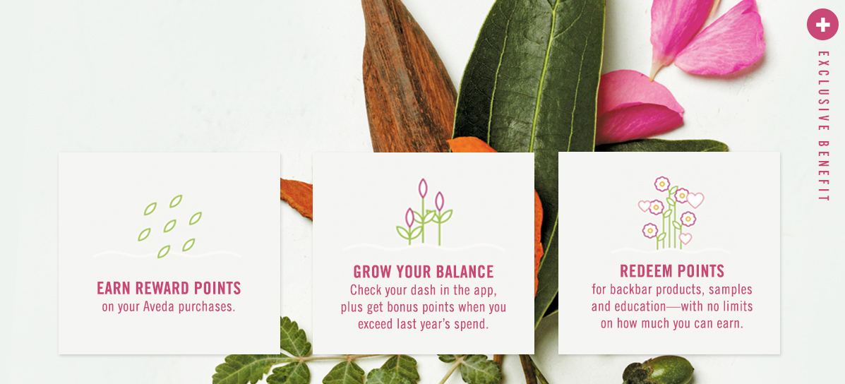 Aveda Pure Rewards Benefit Program
