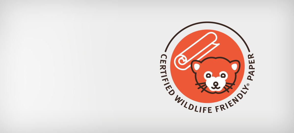Certified Wildlife Friendly Paper - Aveda