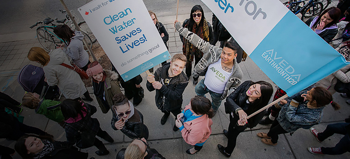 Earth Month Aveda - Wateraid Canada
